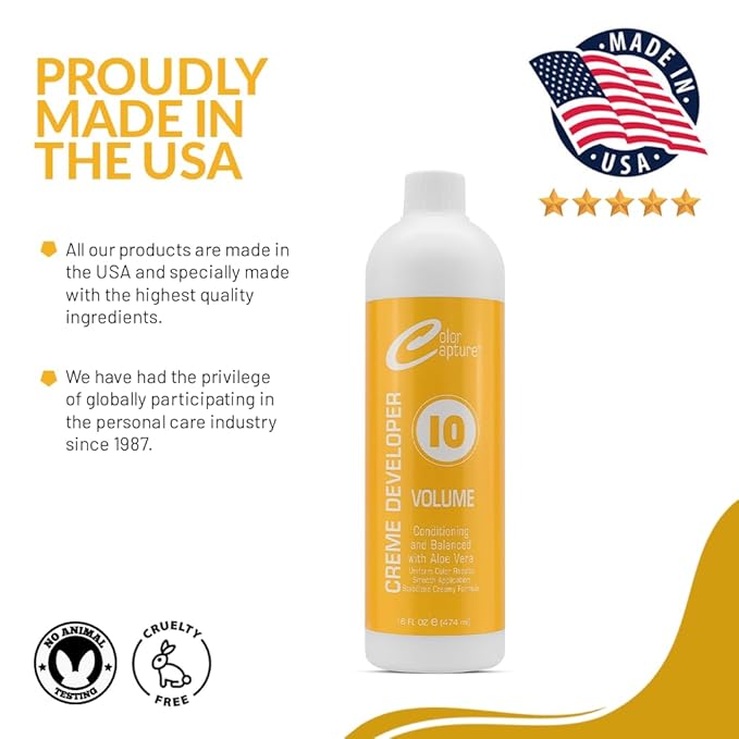 Cream Developer, 10 Vol, Hair Color Enhancer - 16 Ounces