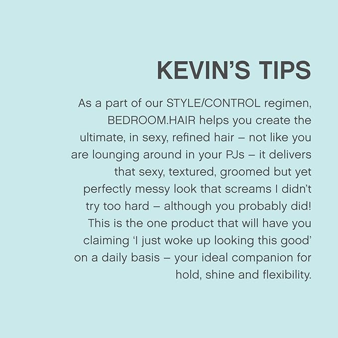 KEVIN.MURPHY BEDROOM.HAIR - Flexible Texturising Hair Spray - For All Hair Types - Hair Care for Effortless Bedroom Hair - With Ginger Root Extract - 100 mL / 3.4 fl oz