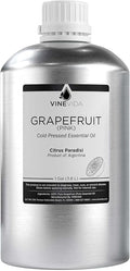 VINEVIDA Pink Grapefruit Essential Oil - Gallon Grapefruit Oil Undiluted - Bulk Gallon Essential Oil Soap Making Safe Skin - DIY Candle Scents Candlemaking Scents - 8 lbs Grapefruit Oil 3948.87 ml