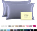 Silk Pillowcase for Hair and Skin,Soft,Breathable and Sliky 100% Standard Size Pillow Cases Set of 2,Both Sides Natural Mulberry Silk Pillowcases with Hidden Zipper(Standard Size 20"X 26",2pcs)