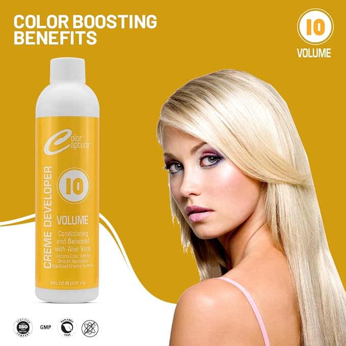 Cream Developer, 10 Vol, Hair Color Enhancer - 8 Ounces