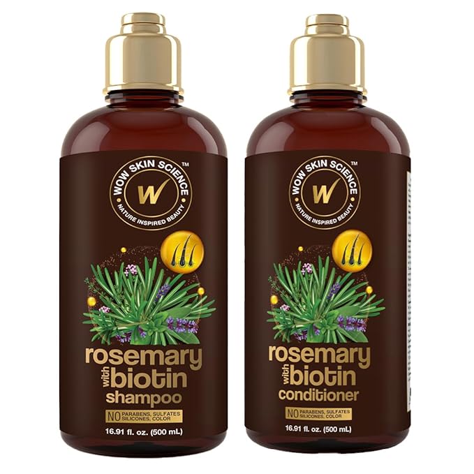 WOW Skin Science Rosemary with Biotin Shampoo & Conditioner Duo 16.9 oz