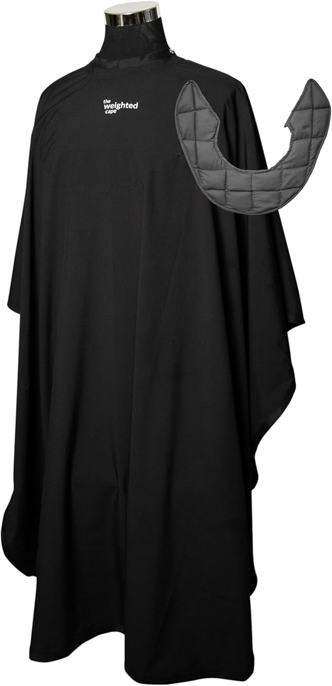 1.5lb Kids Cape (Ages 3–8) – Weighted Hair Cutting Barber Cape with Elastic Collar, Waterproof Salon Cape for Added Comfort, Perfect for Barber & Hairstylist (52 x 36 in)