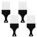 4 PCS Metal Hair Pick, Afro Picks for Men, Metal Afro Pick Combs for Women, Afro Comb Metal Pick, Hair Pick Metal Beard Pick, Metal Picks for Hair Curly Hair Detangling Styling and Lifting Tool