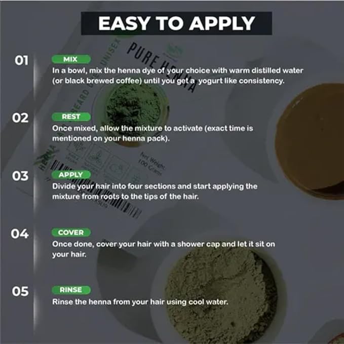 200 Grams - 100% Pure Henna Powder For Hair Dye - Red Henna Hair Color, Best Red Henna For Hair - The Henna Guys