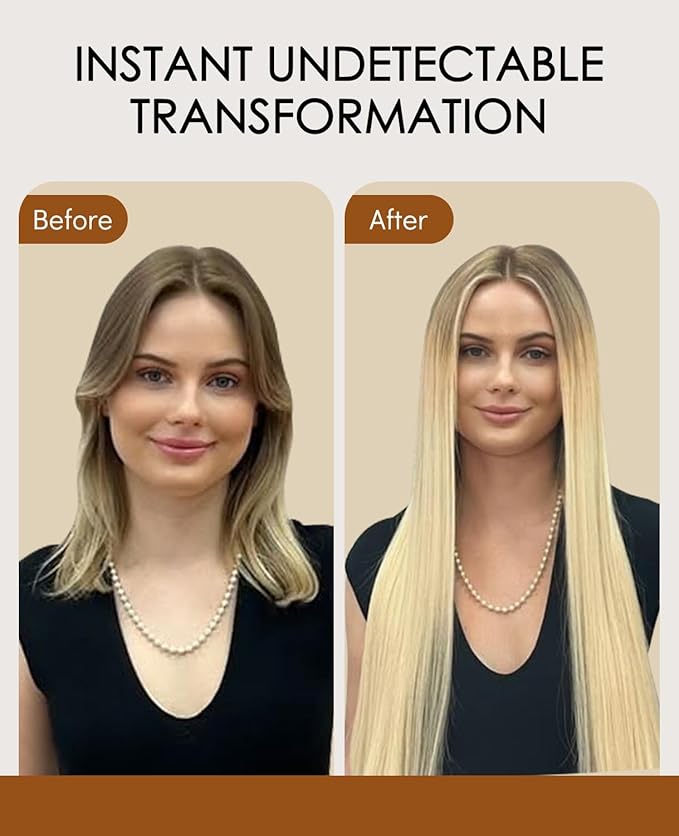 VINBAO Invisi Edge Tape in Extensions Human Hair 60g 20pcs Balayage Ombre Brown to Blonde Seamless Pro Quality Injection Extensions Human Hair Tape Ins 22inch #8T60