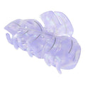 Purple Leaf Hair Claw Clip 3.6 Inch Srtong Hold Hair Grip French Design Women Girls Spring Claw Clip for Thick Thin Hair