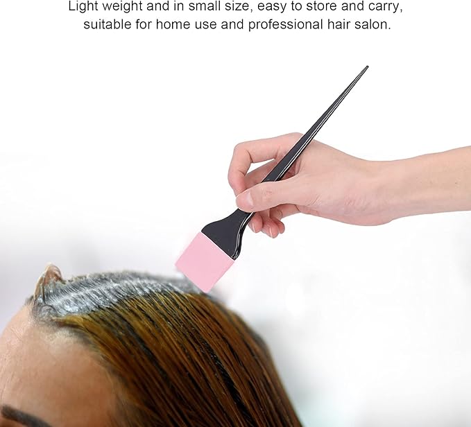 ZJchao Hair Dye Applicator Brushes, 6pcs Silicone Hair Dye Brush Soft Hair Coloring Kit for Home Barber Shop Salon Hair Bleach Tinting Diy Tool Hair Treatments Coloring Brush Set Hair