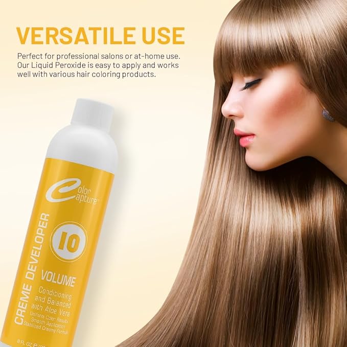 Cream Developer, 10 Vol, Hair Color Enhancer - 8 Ounces