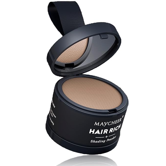 Maycheer Hairline Powder for Women - Hair Rich Shading Powder, 30 Colors Magic Root Cover Up (Mocha 26)