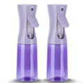 Spray Bottle for Hair (6.8OZ /200ML) Continuous Ultra Fine Mist Sprayer for Hair, Salons, Barber, Plants, Skin Care, Cleaning 2 Pack Purple