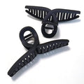 5 Inch Hair Claw Clips Extra Large No Slip Big Matte Jaw Butterfly Clip for Thin Fine Thick Hair Women, 2 Pack Black