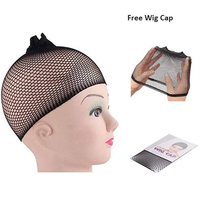 BUFASHION 14" Women Short Hot Pink Kinky Straight Cosplay Synthetic Wigs With Air Bangs 46 Colors Available (Hot Pink)