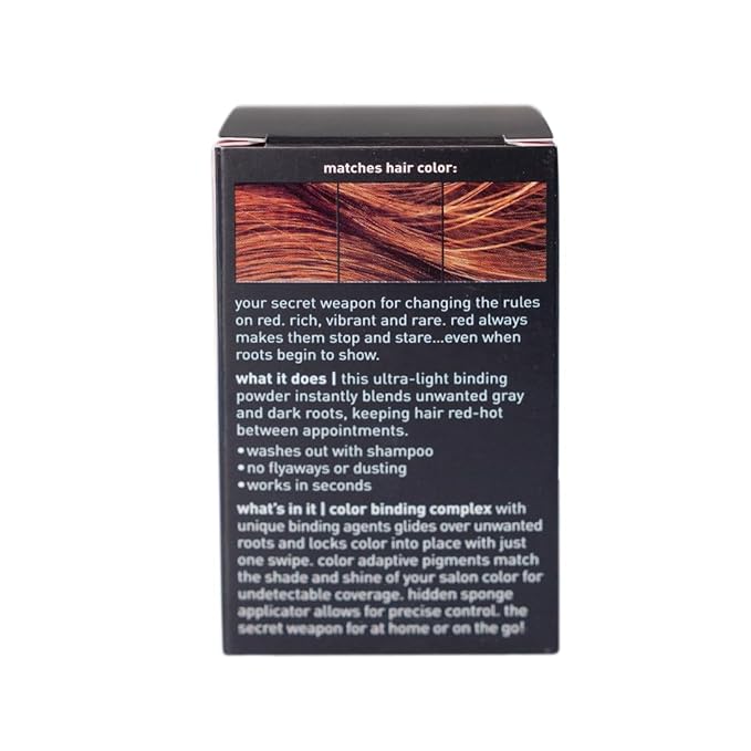 Style Edit Root Touch Up Powder (5 Pack) to Cover Up Dark Roots and Grays Between Salon Visits, Water Resistant, Non-Sticky, Compact And Mess-Free, Light Red Hair Color (Total of 5)