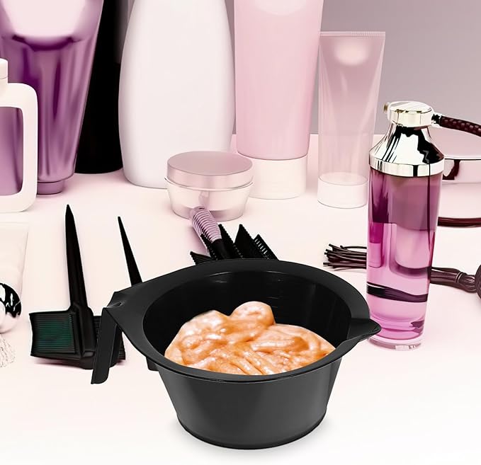 Hair Dye Bowl Transparent Salon Hair Color Mixing Bowl with Scales Professional Dye Supplies for Precise Color Control and Highlights 2.6 Inch Compact Size