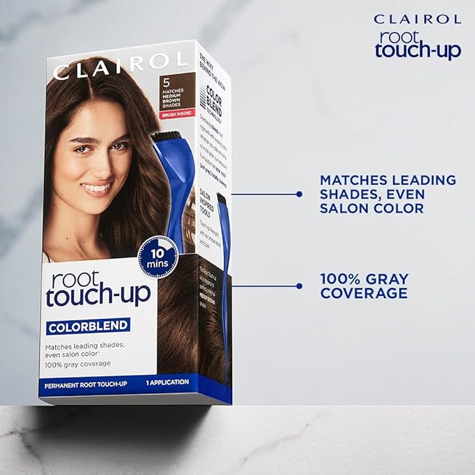 Clairol Root Touch-Up by Nice'n Easy Permanent Hair Dye, 9 Light Blonde Hair Color, Pack of 2