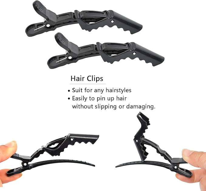 7 Pcs Professional Salon Hair Coloring Dyeing Kit Mixing Bowl, Angled Comb, Hair Dye Color Brush, Earmuffs and Hair Clips