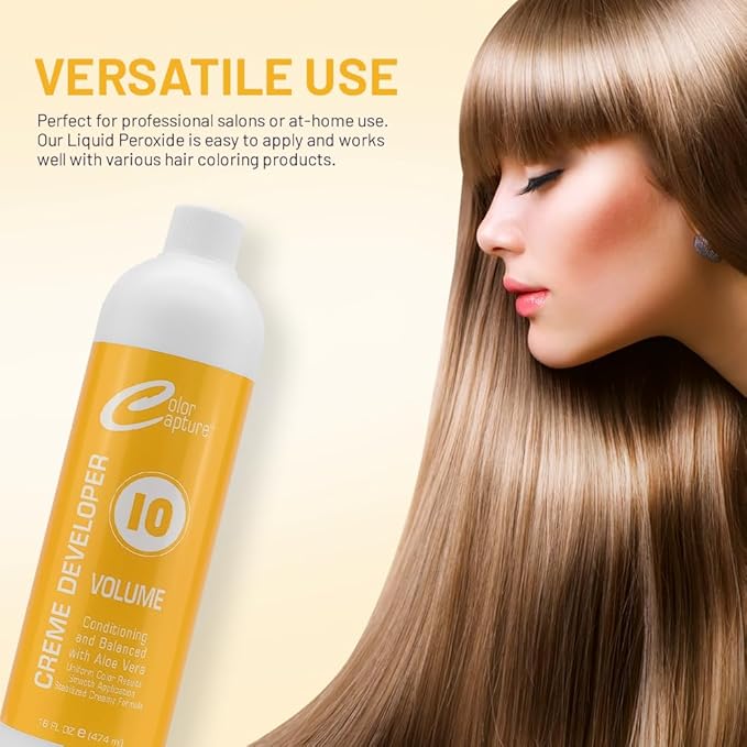 Cream Developer, 10 Vol, Hair Color Enhancer - 16 Ounces