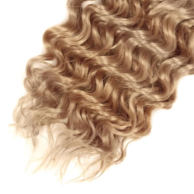 Ash Blonde Bundles Human Hair Color #22 Deep Wave Bundles 12 14 16 Inch Niegmeag Peruvian Virgin Hair Extensions Grey Blonde Deep Wave Bundle