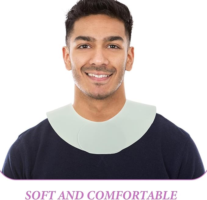 Silicone Hair Cutting Collar Neck Wrap Guard Waterproof Hair Dye Shawl for Salon and Home Use Comfortable Neck Shield for Treatments