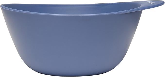 Fromm Color Studio Large Mixing Bowl for Hair Dye, Bleach, Coloring, and Treatments with Spill Proof Rubberized Base, 16 oz, Blue