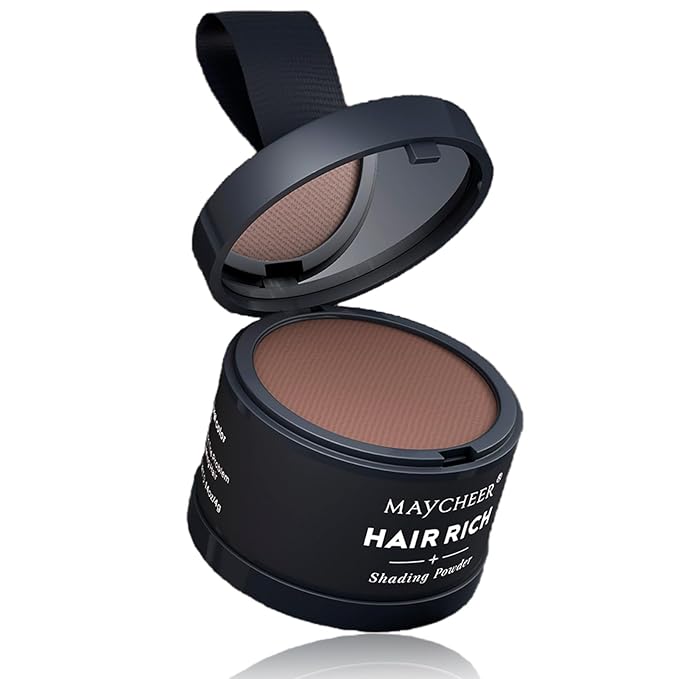 Maycheer Hairline Powder for Women - Hair Rich Shading Powder, 30 Colors Magic Root Cover Up (Milk Tea Multi 16)