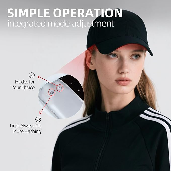 Red Light Therapy for Hair Growth Cap Adjustable Size for Men and Women, Upgraded Wireless Hat with Rechargeable Battery