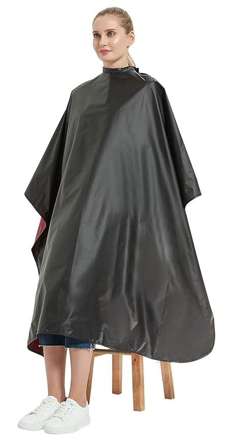 PERFEHAIR All Purpose Styling Chemical Hair Cutting Cape, Salon Barber Stylist Coloring Shampoo Waterproof Clients Gown Smock Capes