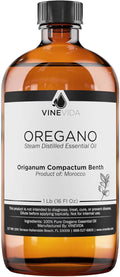 VINEVIDA Oregano Essential Oil - 16 oz - Undiluted - DIY Candle Scents - Bulk for Soap Making & Skin Safe
