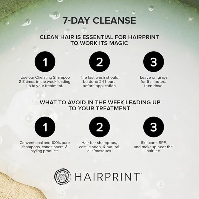 Hairprint True Color Restorer Plus in Dark | Enhanced Gray Coverage with Extra Restore Application | Dye-Free and Non-Toxic | Replenishes Natural Pigment | Patented Technology by Dr. John Warner
