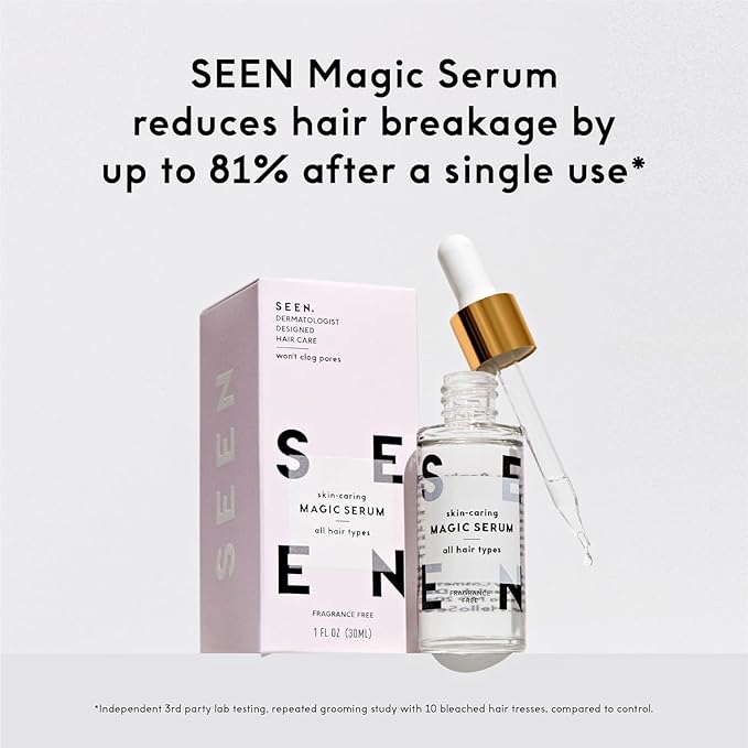 SEEN Discovery Kit - Fragrance Free - Non-Comedogenic & Hair Set- Dermatologist-Developed - Safe for Sensitive, Eczema & Acne Prone Skin