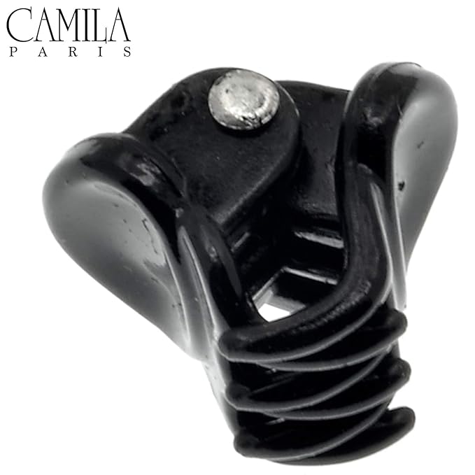 Camila Paris AD116/6 French Hair Clip for Women, Set of 6 Extra Small Girls Hair Claw Clips Jaw Fashion Durable Styling Hair Accessories for Women, Strong Hold No Slip Grip, Made in France