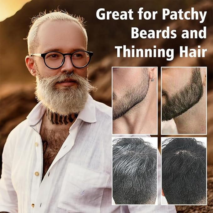 Root Cover Up Powder for Women - Light Gray Hairline Powder for Bald Spots, Eyebrows, Beard Line, Light-Blonde Hair Fibers for Thinning Hair Shadow Powder 2 Pack