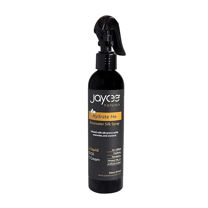 3-Step Loc Maintenance Kit - Clarify Weekly, Hydrate Daily & Seal Moisture | Shampoo, Rosewater Spray & Lightweight Oil for Locs & Textured Hair - Supports Healthy, Breakage-Free Locs