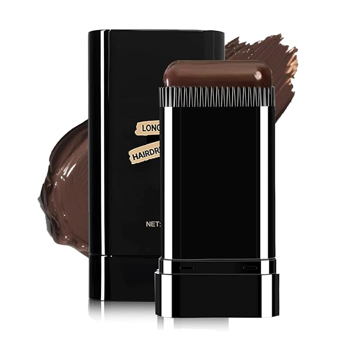 Hair Color Comb, Safe and Convenient Comb Hair Dye, Portable Hair Dye Comb For Gray Hair Coverage, Waterproof and Sweat-Proof, 2 in 1 Instant Dye, for Women & Men (1PCS-Coffee Color)