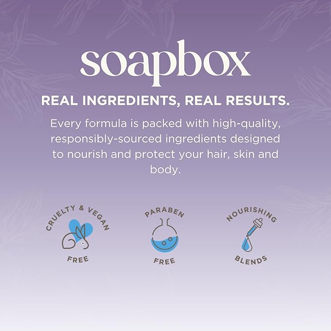 Soapbox Dry Shampoo Powder - Non Aerosol Dry Shampoo Hair Powder - Hair Volumizer with Biotin, Rice Protein & Hazel Extract - Travel Size, Non-Aerosol & Vegan - 1.25oz