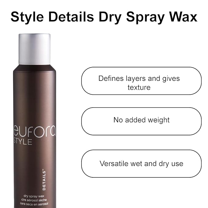 Eufora Style Details Dry Spray Wax 4.4 oz
