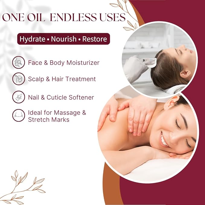 ISLA & FONTANE Jojoba Oil – 500ml (17 fl oz) | 100% Pure & Natural | Golden, Unrefined, Cold Pressed | Hexane-Free Carrier Oil for Skin, Hair, Face, Nails & Body Moisturizing