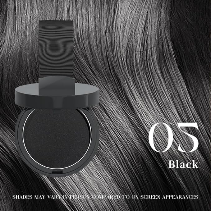 Maycheer Hairline Powder for Women - Hair Rich Shading Powder, 30 Colors Magic Root Cover Up (Black 05)