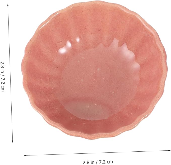 3Pcs Ceramic Essential Oil Bowls 2.83 Inch Spa Mixing Dishes for Aromatherapy Facial Mask and Hair Color Treatments Smooth Finish Salon Color Bowls