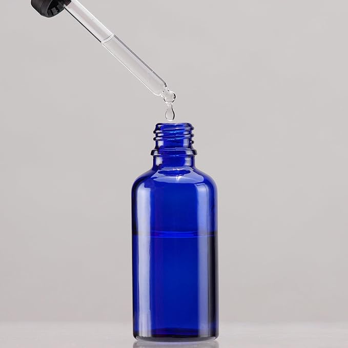 YIZHAO Clear Glass Dropper Bottle 1oz, Tincture Bottles with Glass Dropper, for Essential Oils, Aromatherapy, Cosmetic, Laboratory, Pharmacy, Liquids, Travel –12 Pcs