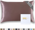 ZIMASILK 22 Momme Silk Pillowcase for Hair and Skin - 100% Pure Mulberry Silk with Hidden Zipper, Grade 6A Luxury Pillow Case for Women, Soft & Durable, Gift Box (King 20"x36" Grey Purple)