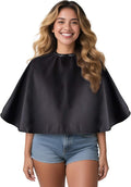 Noverlife Makeup Cape Shortie Makeover Bib Beauty Salon Smock for Clients Comb-out Beard Shaving Hairdressing Shampoo Cape