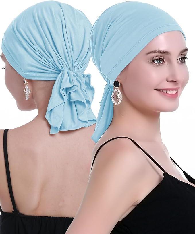 osvyo Chemo Headscarf for Women Hair Loss - Cancer Slip On Headwear Turbans Sealed Packaging