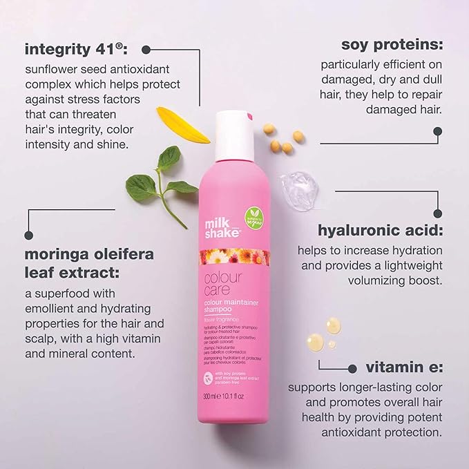 milk_shake Flower Color Shampoo for Color Treated Hair - Hydrating and Protecting Maintaier Shampoo - 10.1 Fl Oz