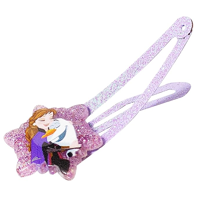 Disney Frozen Kids Hair Clips for Girls Snap Clips 8 Pack Multi Color Ages 3+