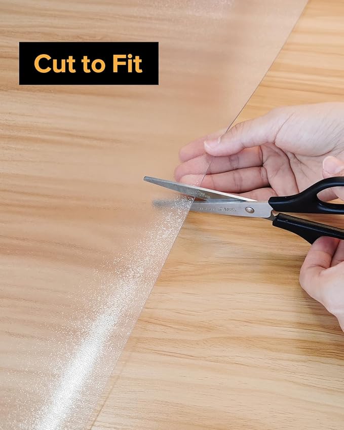 Clear Frosted Floor Mat, PVC Durable Anti-Scratch Floor Mat (24"x 36")