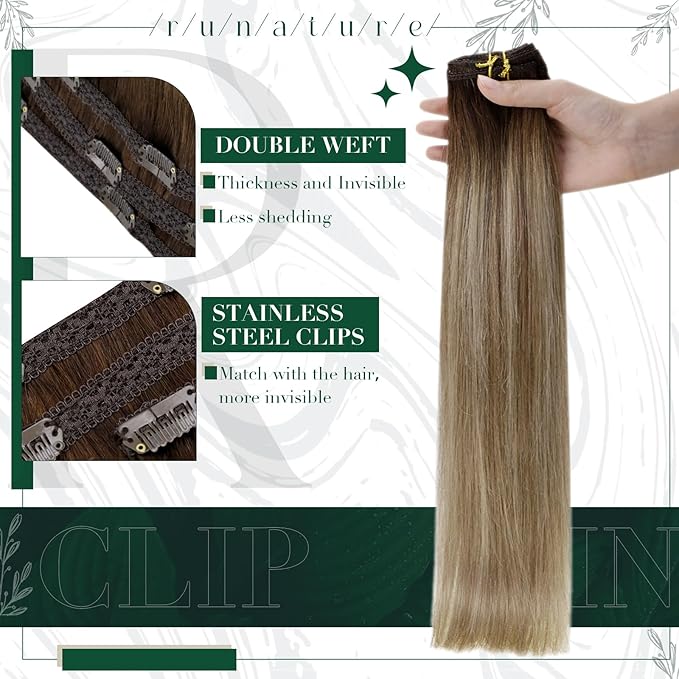 RUNATURE U Tip Extensions Human Hair Natural Black U Tip Fusion Hair Extensions Real Human Hair Pre Bonded Black Utip Keratin Hair 14 Inch 50 Strands 0.8g/s 40gram