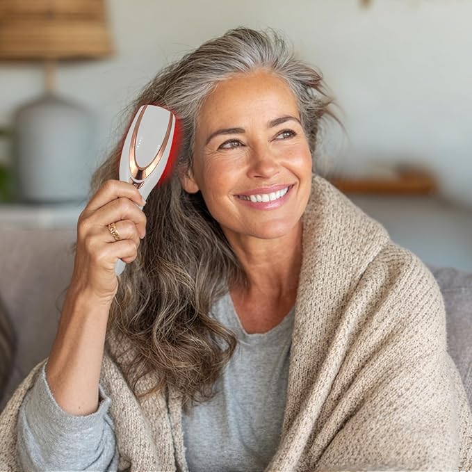 Laser Therapy Hair Growth Comb,Laser Comb, low level laser therapy device, promote hair growth.