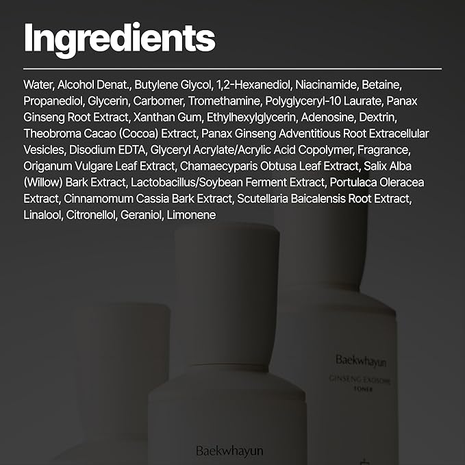 Ginseng Exosome First Essence | 5% Ginseng Extract Targets Wrinkle & Dullness, Hydrating, Barrier Supporting, Nourishing, Dark Spot Remover for Face, Korean Anti-Aging Serum (100ml / 3.38 fl. oz.)